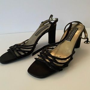 Black dress sandals